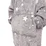 Kinder hoodie Stars grijs - Glow in the dark - 6-10 jaar