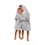 Kinder hoodie Stars grijs - Glow in the dark -2-6 jaar