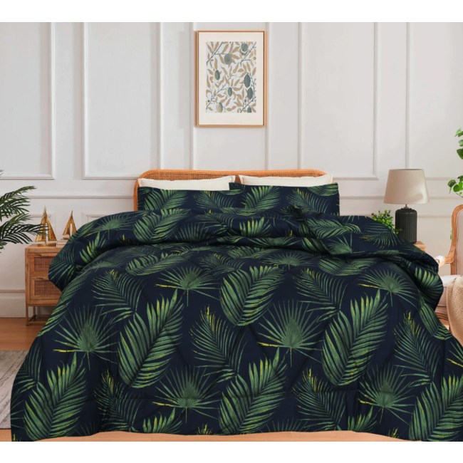 Dekbed zonder overtrek - inclusief kussensloop - Palma - Microvezel - 300gsm