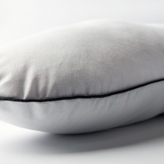 Vlinder hoofdkussen met latex vulling - tijk: 100% katoen 50x55 cm