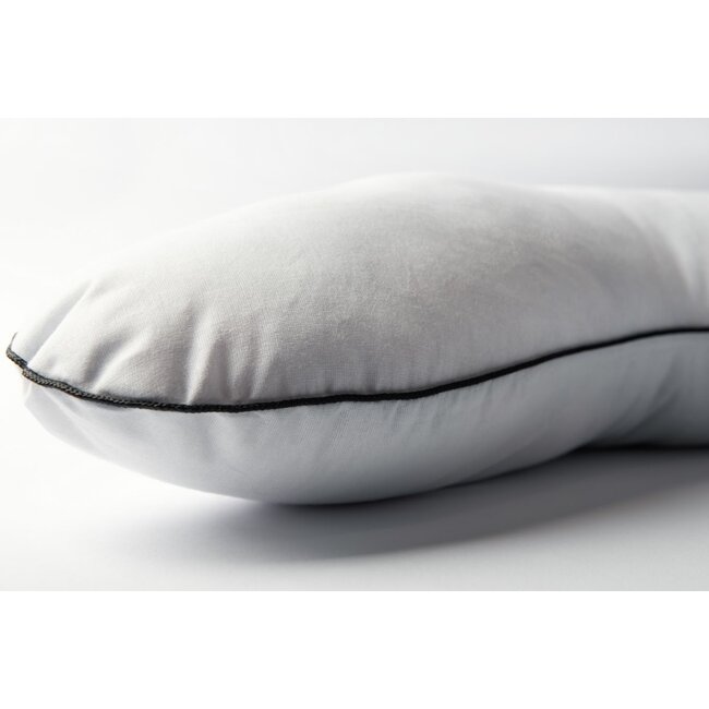 Vlinder hoofdkussen met latex vulling - tijk: 100% katoen 50x55 cm