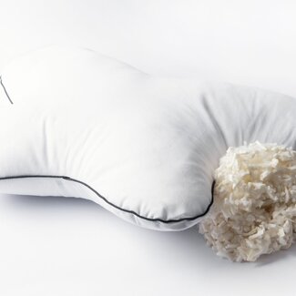 Zydante® Vlinder hoofdkussen met latex vulling - tijk: 100% katoen 50x55 cm