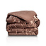 Zydante® Easy dekbed en overtrek in 1 - Glans satijn - 250 gsm - Brown