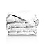 Easy dekbed en overtrek in 1 - Glans satijn - 250 gsm - Snow White