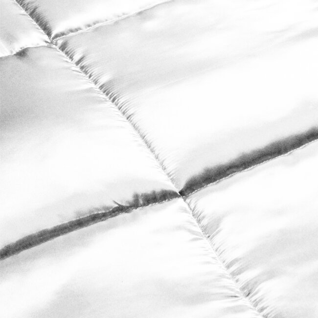 Easy dekbed en overtrek in 1 - Glans satijn - 250 gsm - Snow White