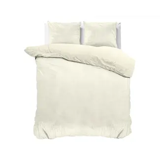 Sleeptime Velvet dekbedovertrek - Uni crème