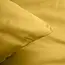 Velvet dekbedovertrek - Uni goudgeel