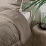 All in one lazy dekbed velvet - Dekbed en overtrek in 1 - Taupe/Grijs
