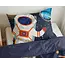 Kinderdekbedovertrek Space man  - microvezel - 140x220 + 60x70 cm