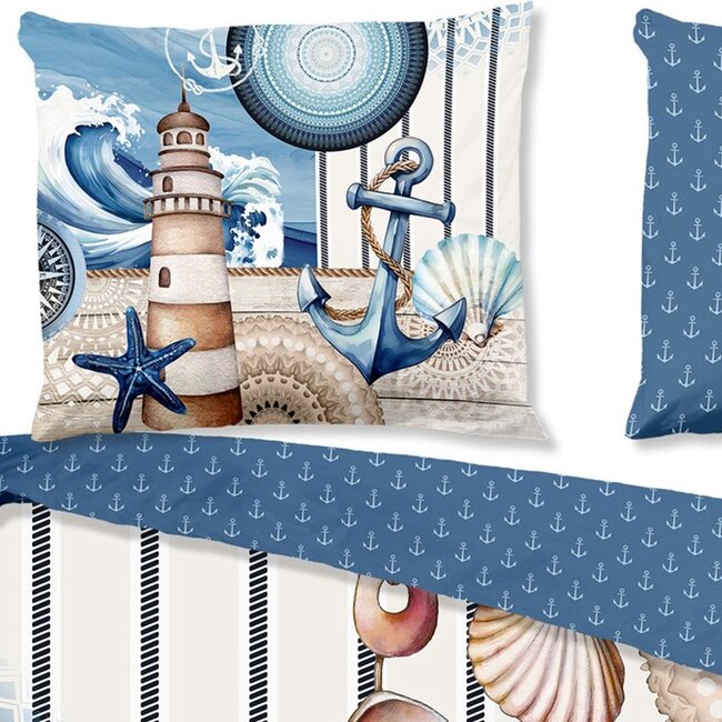 Katoen satijn dekbedovertrek Aldiana