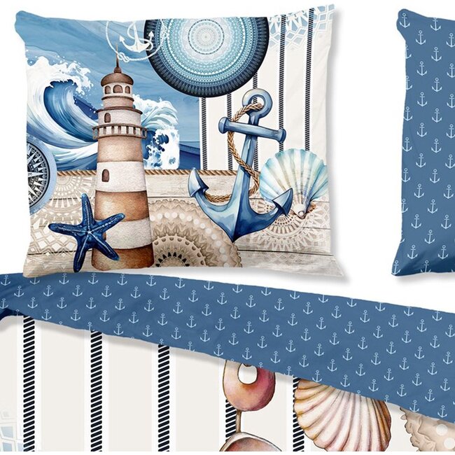 Katoen satijn dekbedovertrek Aldiana