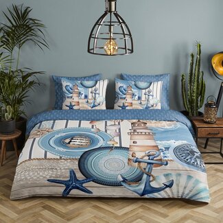 HiP Katoen satijn dekbedovertrek Aldiana