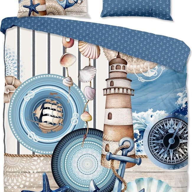 Katoen satijn dekbedovertrek Aldiana