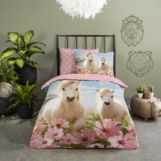 Good Morning Katoen kinderdekbedovertrek Philou -  eenpersoons