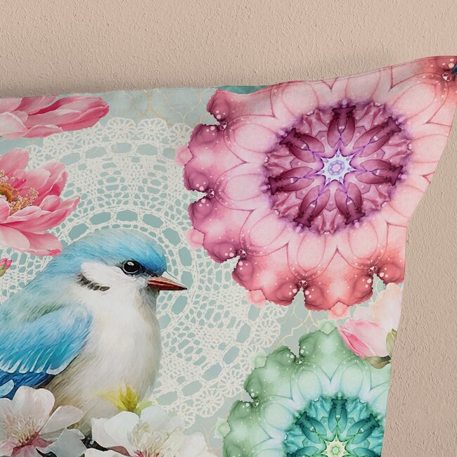 Katoen satijn dekbedovertrek Eldisa