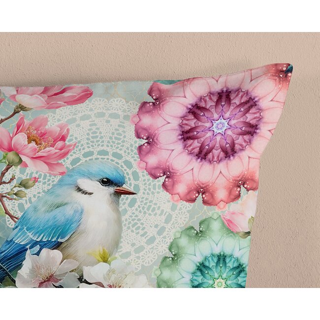 Katoen satijn dekbedovertrek Eldisa