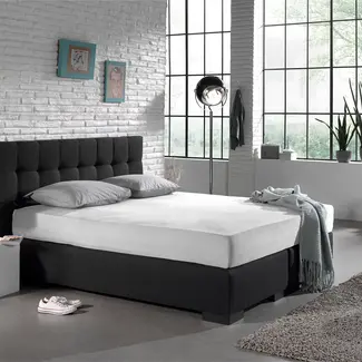 Dreamhouse Hoeslaken - enkel jersey 135gr. - wit