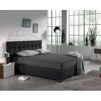 Dreamhouse Hoeslaken - enkel jersey 135gr - Antraciet
