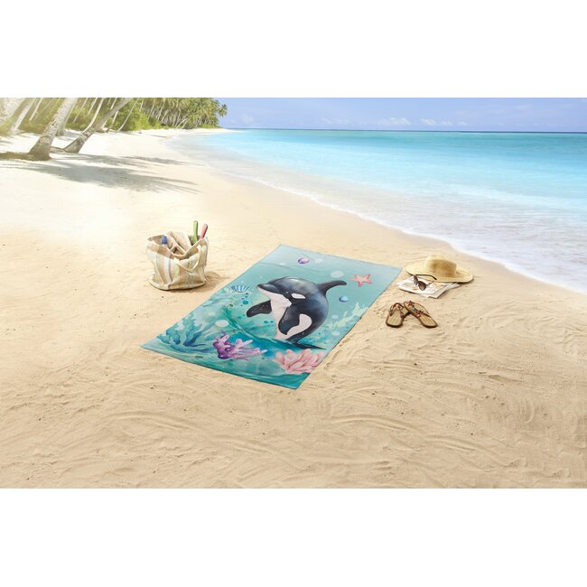 Strandlaken Orca - 75x150 cm