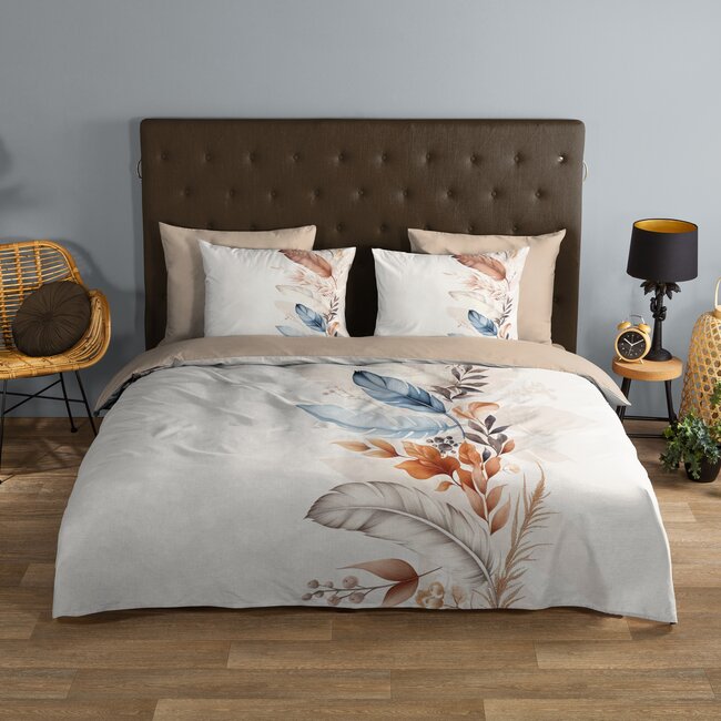 Katoen dekbedovertrek Mirra