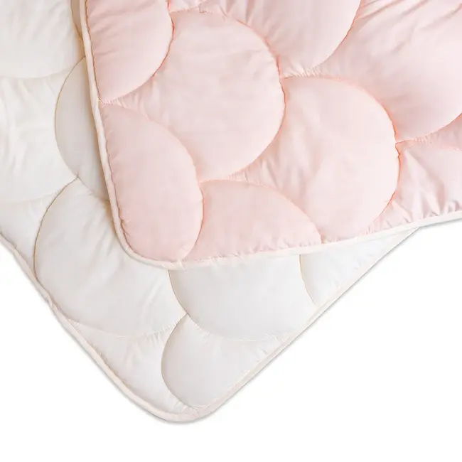 Dekbed zonder overtrek - solid color - roze/ecru