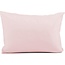 Gekleurd hoofdkussen - roze/ecru - 60x70 cm - 600 gram