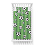 Ledikant dekbedovertrek voetbal - katoen - 100x135 + 40x60 cm