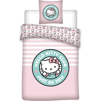 Disney & Licentie Hello Kitty Dekbedovertrek Just Be You - polykatoen - eenpersoons