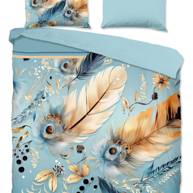 Microvezel dekbedovertrek Wizz - blauw