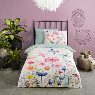Pure Microvezel kinderdekbedovertrek Kiki - eenpersoons