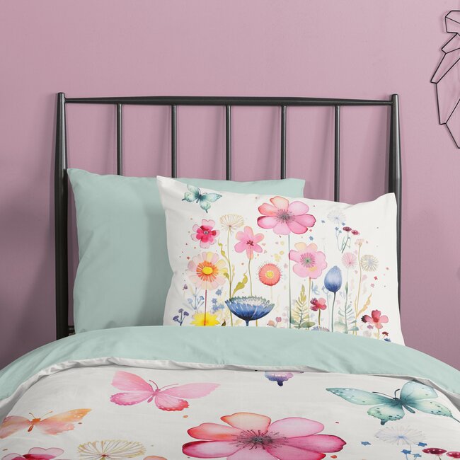 Microvezel kinderdekbedovertrek Kiki - 140x220 + 60x70 cm