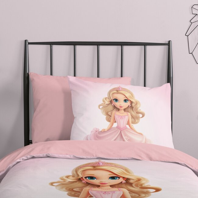 Microvezel kinderdekbedovertrek Bella - 140x220 + 60x70 cm