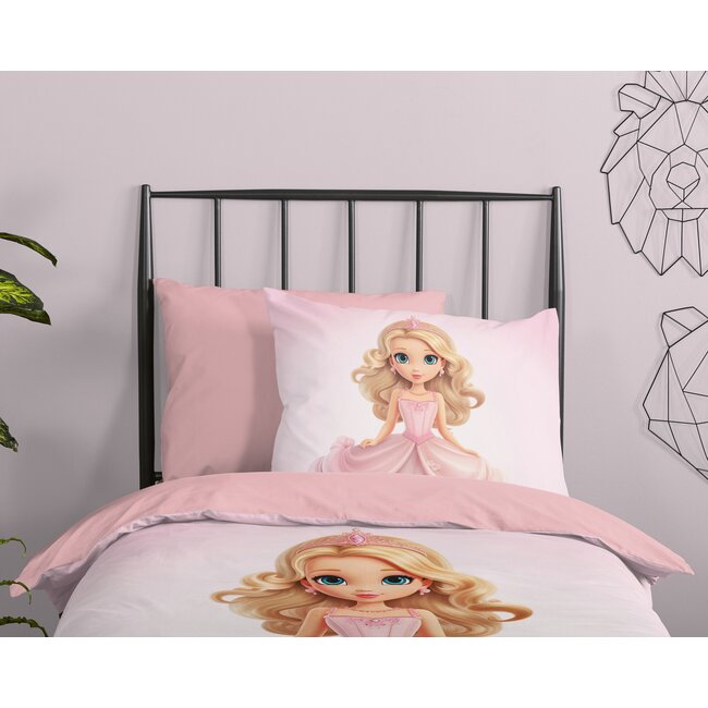 Microvezel kinderdekbedovertrek Bella - 140x220 + 60x70 cm