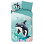 Microvezel kinderdekbedovertrek Splash - 140x220 + 60x70 cm