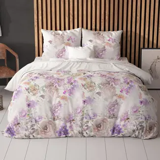 Sleeptime Polykatoen dekbedovertrek Jenice - Roze - Lits-jumeaux (240x220 + 2st 60x70cm)