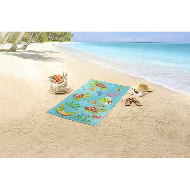 Strandlaken Turtle - 75x150 cm