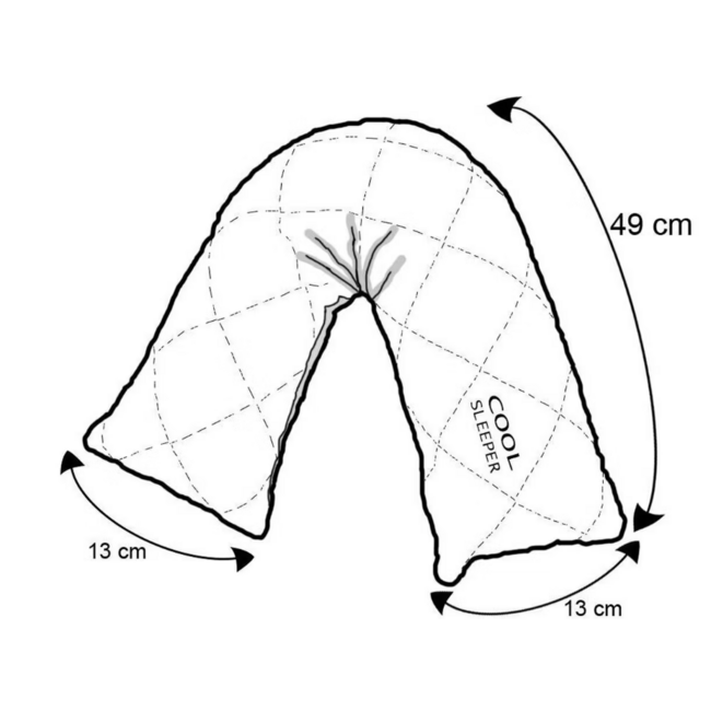 Cool Sleeper V kusssen - Wit