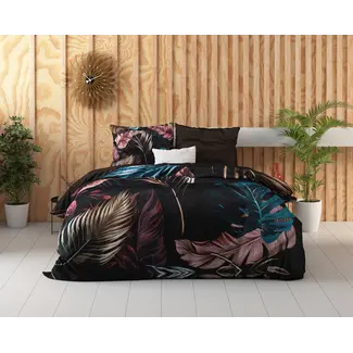 Dreamhouse Katoen satijn dekbedovertrek Isabella - Zwart