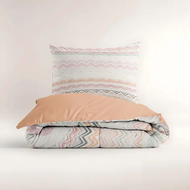 Kinderdekbedovertrek Elaya Roze - microvezel - 140x220 + 60x70 cm