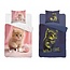 Glow in the dark kinderdekbedovertrek Kitten Wild One - katoen - 140x200+70x80 cm