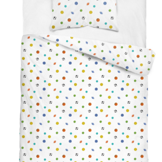 Xoxo Dekbedovertrek Sportballen - Katoen - eenpersoons