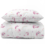 Katoen dekbedovertrek met Unicorn Roze - 140x200 + 70x80 cm