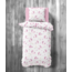 Katoen dekbedovertrek met Unicorn Roze - 140x200 + 70x80 cm