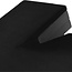 Splittopper hoeslaken - jersey - 180x200/220 cm - zwart