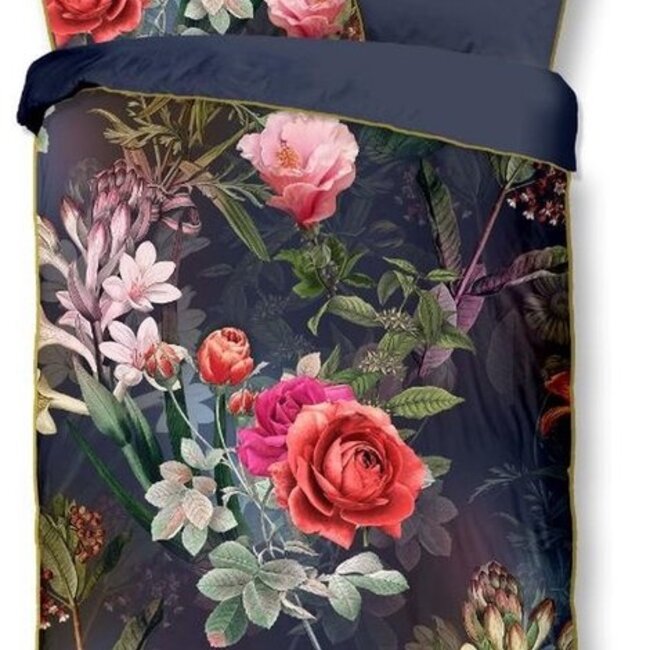 Katoensatijn dekbedovertrek Simone - 140x220 + 60x70cm