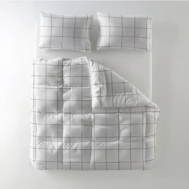 All-in one Lazy dekbed Hannah - inclusief kussensloop - micropercal - 300gsm