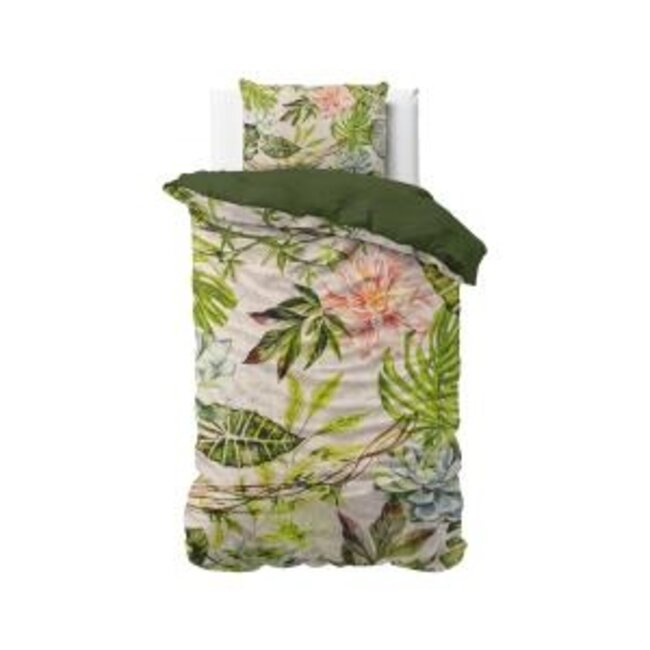 Katoen satijn dekbedovertrek Destiny