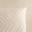 Microvezel dekbedovertrek Zigzag - creme