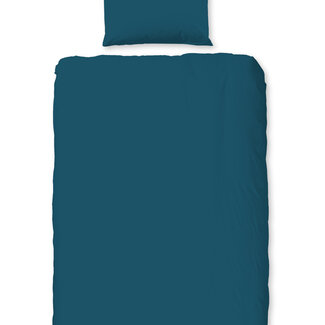 Pure Uni dekbedovertrek petrol - microvezel