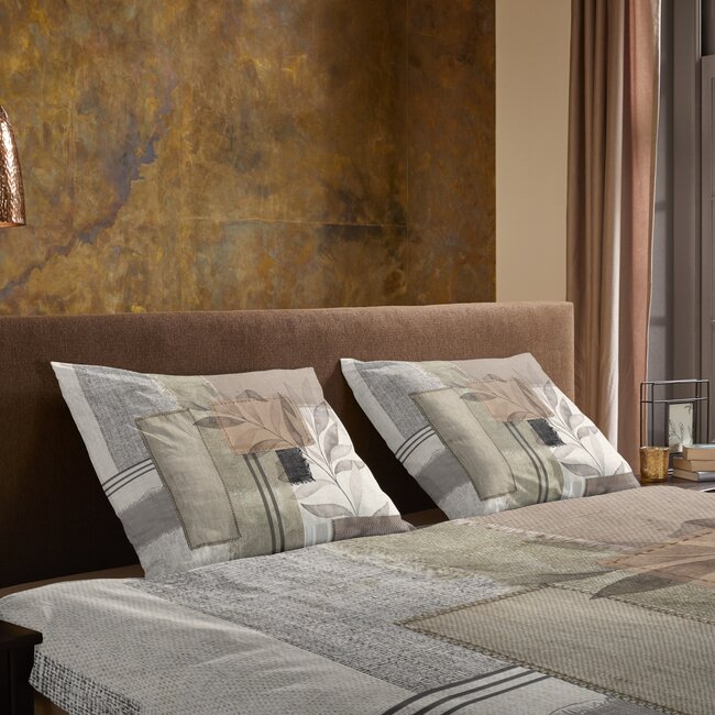 Microvezel dekbedovertrek Claires - Zand